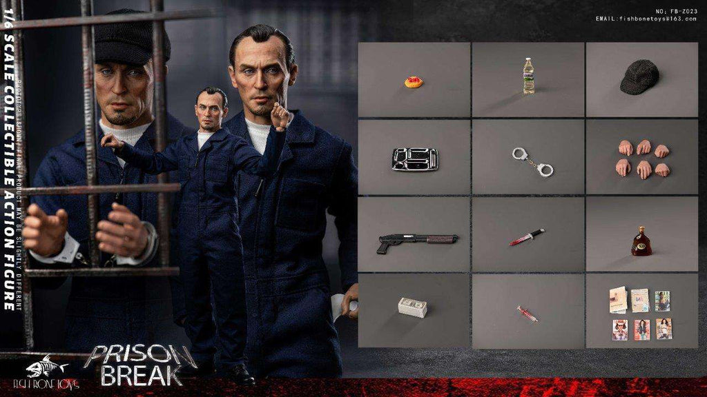 Fish Bone Toys 1/6 FB-Z023 Prison Break T-Bag | NeoGeek Toys