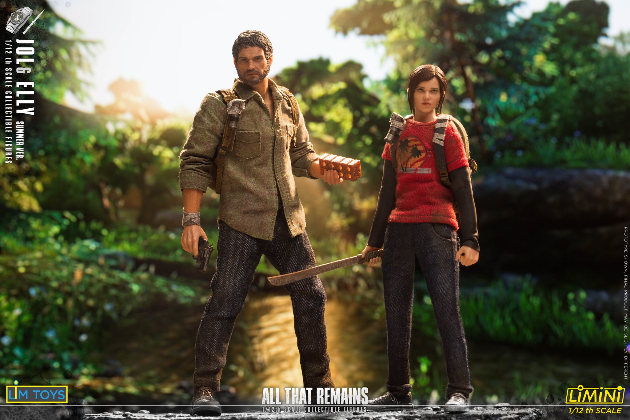 ゲームキャラクター LIMTOYS LMN006 1/12 Jol & Elly Duo Pack LIMTOYS LMN006 1/12 The Last Survivor Joel & Ellie Double