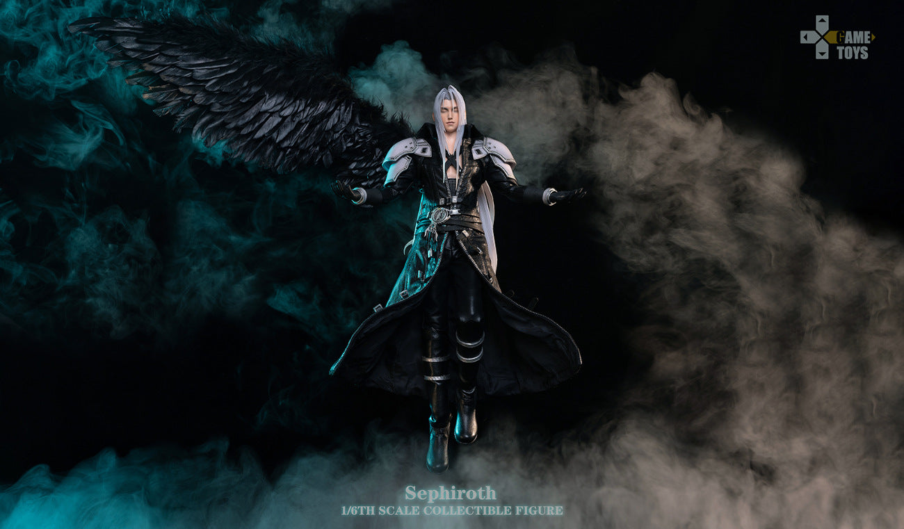 【欠損あり】GAMETOYS  GT-003 セフィロス GAMETOYS GT-003 Sephiroth 1/6 Scale Action Figure 2 Heads