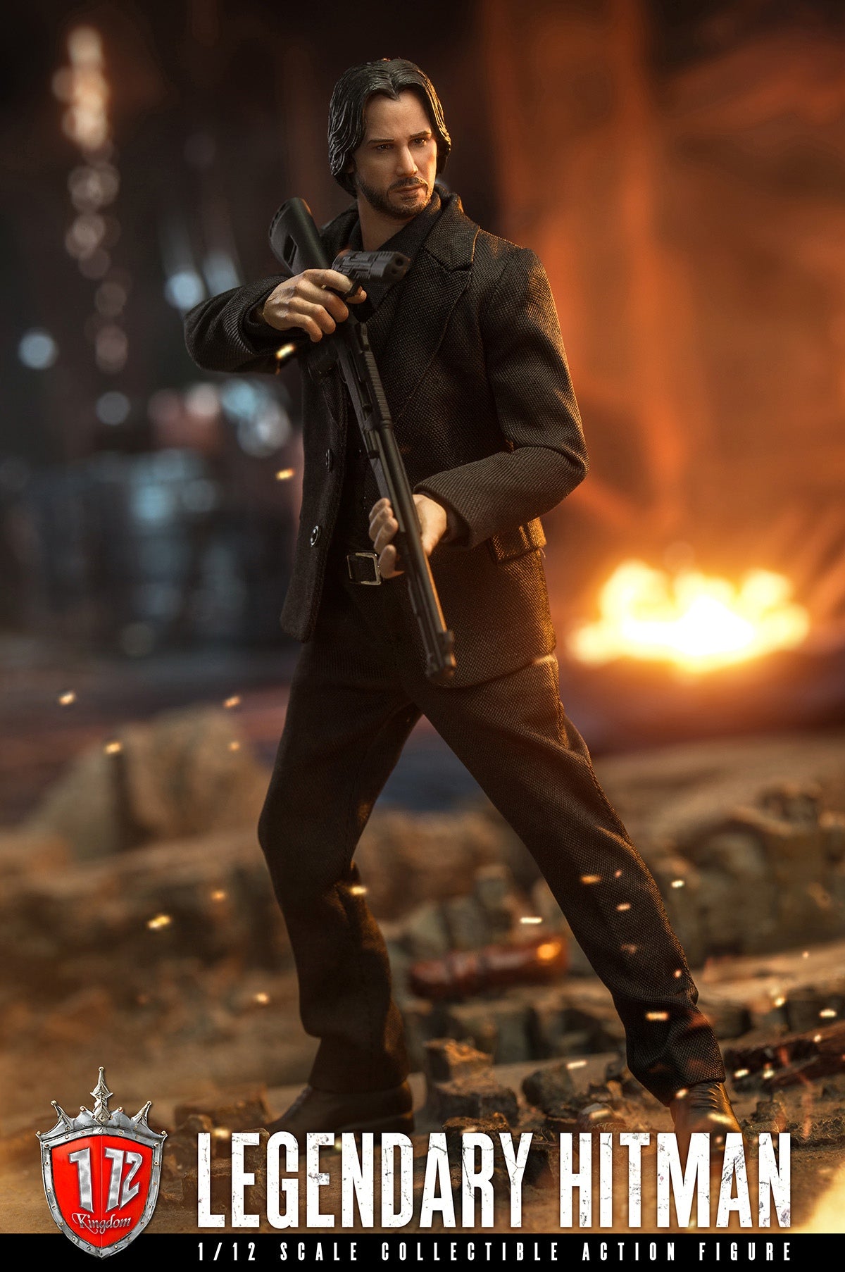Kingdom KD-9001 John wick 1/12 ジョン ウィック - メルカリ