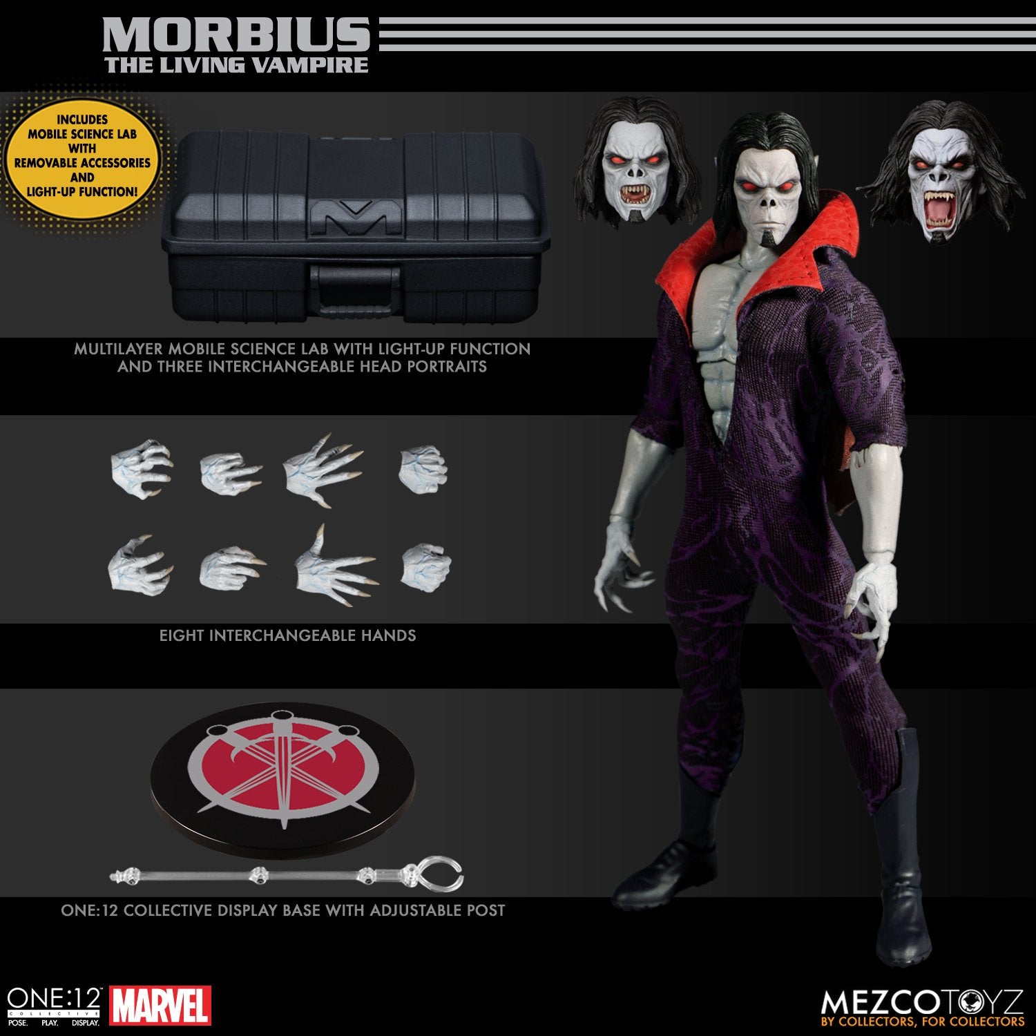 Marvel Masterpiece Action Figure 1/6 Morbius 30 cm