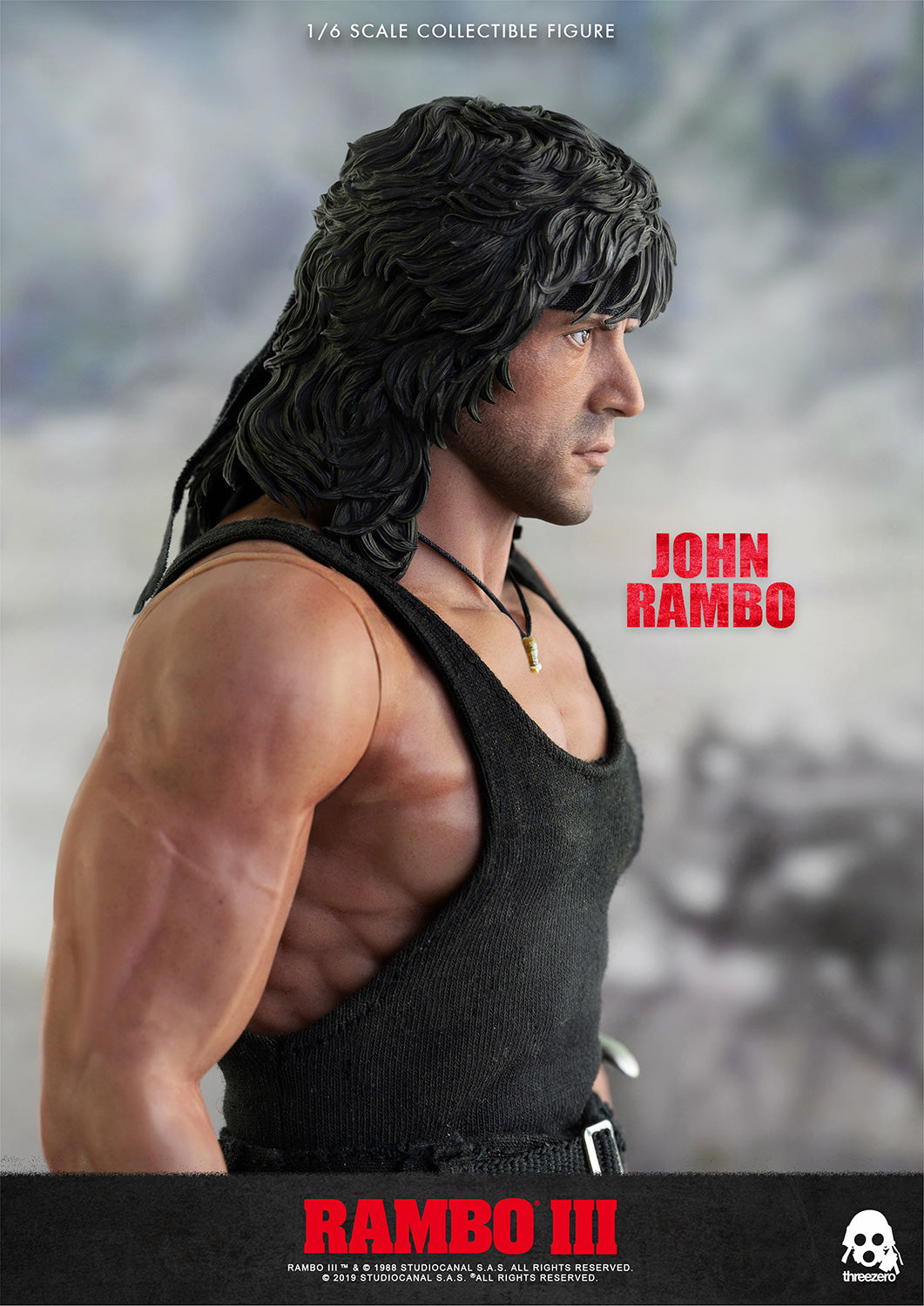 ThreeZero 1/6 One Sixth Rambo III Sylvester Stallone
