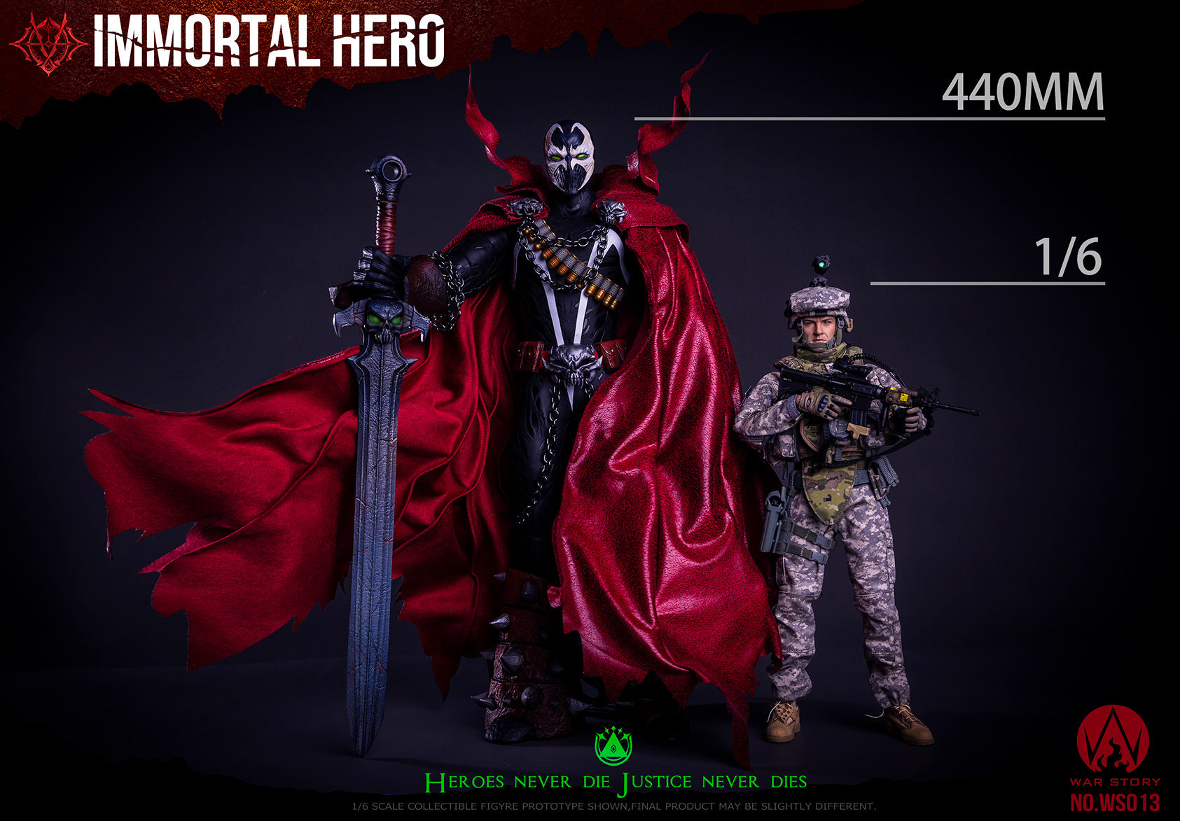 WAR STORY immortal hero フィギュア　1/6 War Story 1/6 Immortal Hero | NeoGeek Toys